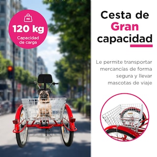 Foto 2 | Triciclo Para Adultos Con Cesta