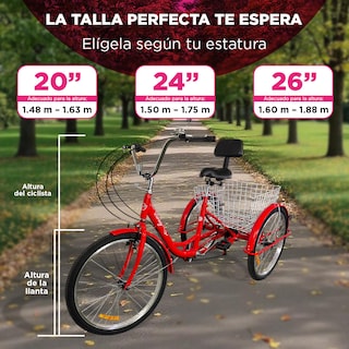 Foto 5 | Triciclo Para Adultos Con Cesta