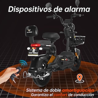Foto 4 | Motobici Eléctrica Honey Whale Kc color Negro