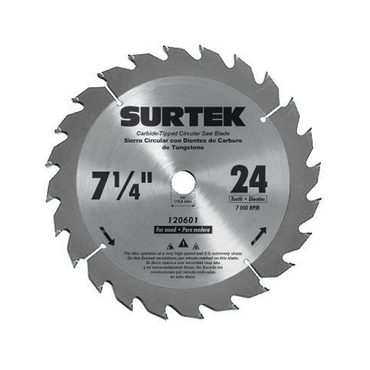 Sierra Circular Surtek 4”x4” 30 Dientes Con Tungsteno Madera