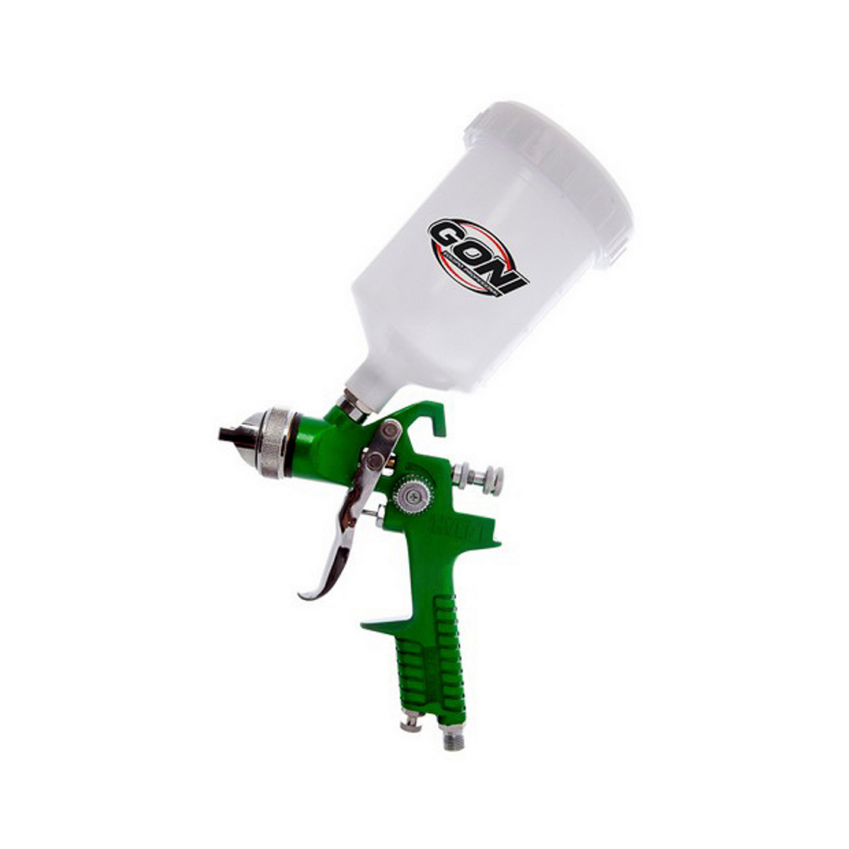 Foto 1 | Pistola Pintar Gravedad Goni Vaso Plastico 600 Ml Con Conector Macho Ecologica Hvlp