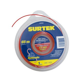 Foto 1 | Nylon Desbrozadora Surtek 065 Mt Rollo Hilo Redondo 2.7mm Rojo (doble Blister)
