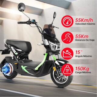 Foto 2 | Motobici Eléctrica Honey Whale Zl color Negro