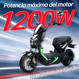 Foto 3 | Motobici Eléctrica Honey Whale Zl color Negro