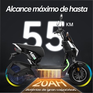 Foto 4 | Motobici Eléctrica Honey Whale Zl color Negro