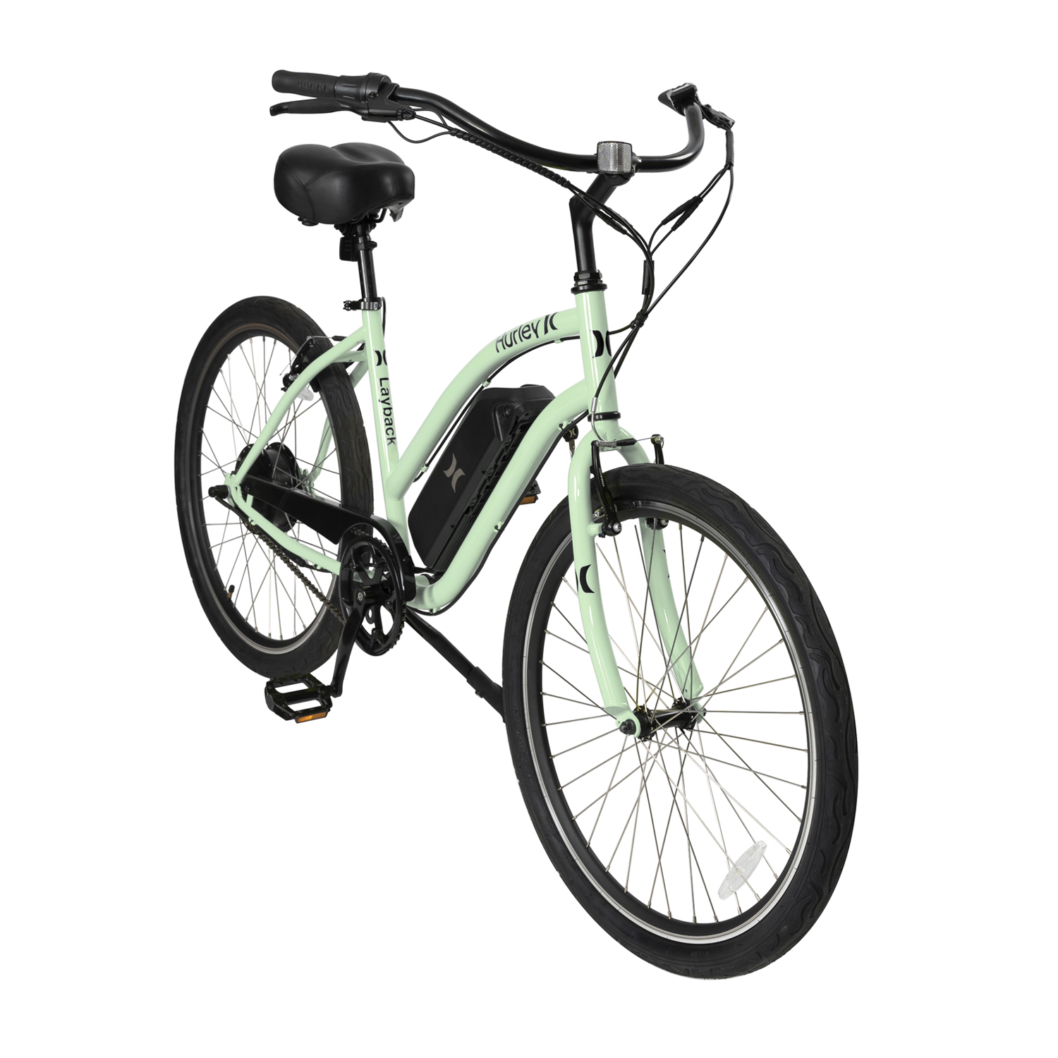 Foto 4 pulgar | Bicicleta Hurley Ebike Layback Ebb26sem Menta