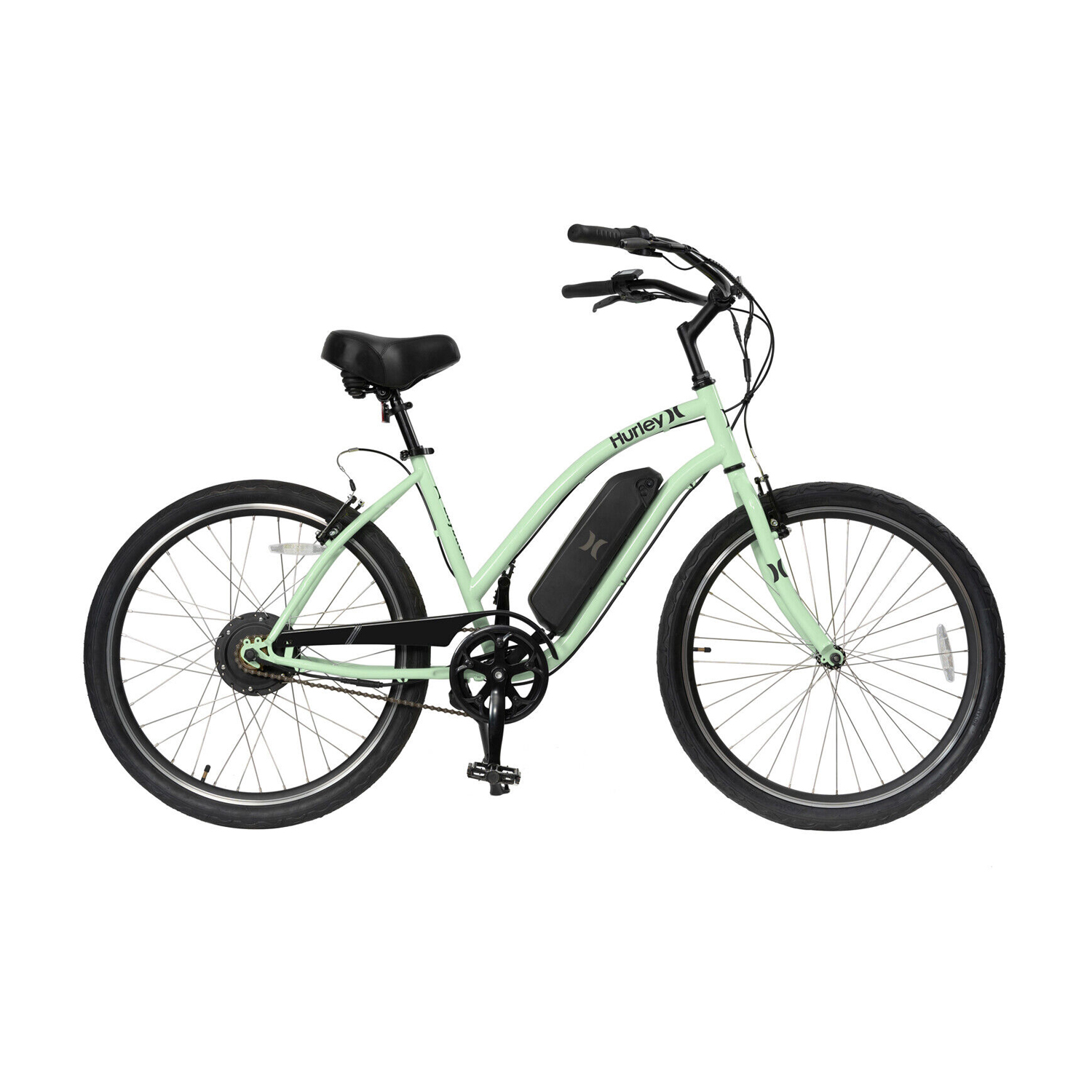 Foto 5 pulgar | Bicicleta Hurley Ebike Layback Ebb26sem Menta