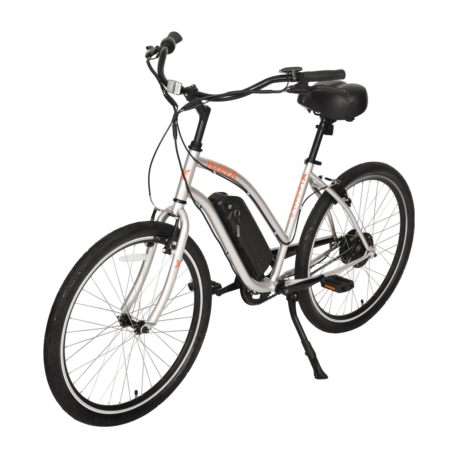 Foto 2 pulgar | Bicicleta Hurley Ebike Layback Plata Ebb26sem Plata