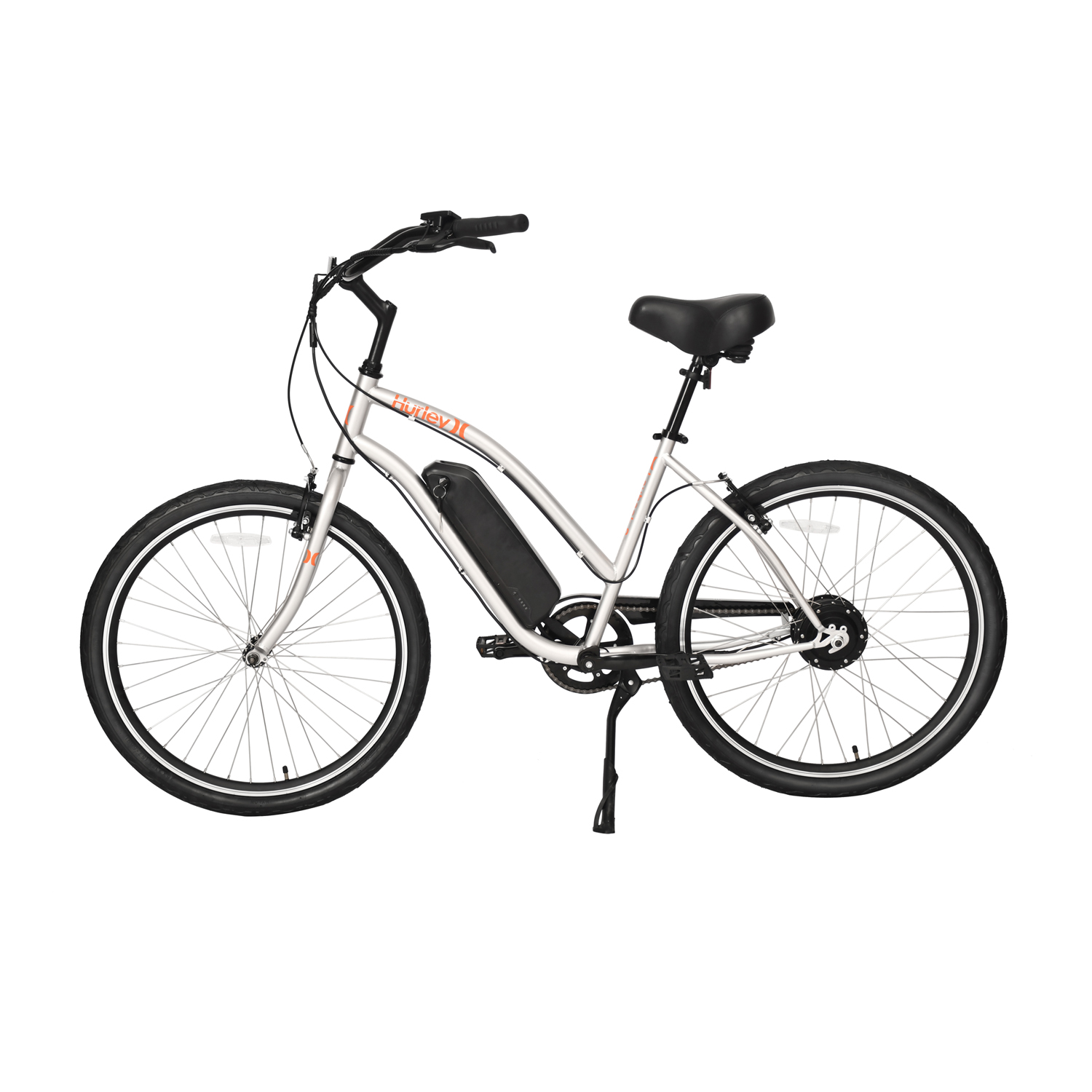 Foto 3 pulgar | Bicicleta Hurley Ebike Layback Plata Ebb26sem Plata
