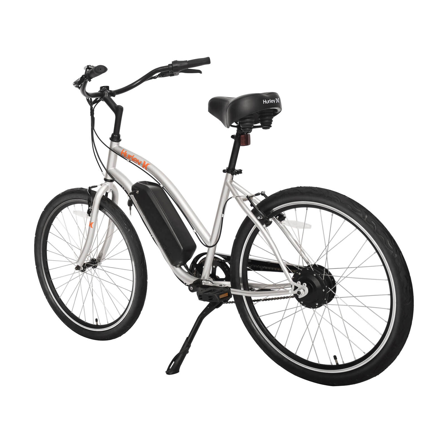 Foto 5 pulgar | Bicicleta Hurley Ebike Layback Plata Ebb26sem Plata