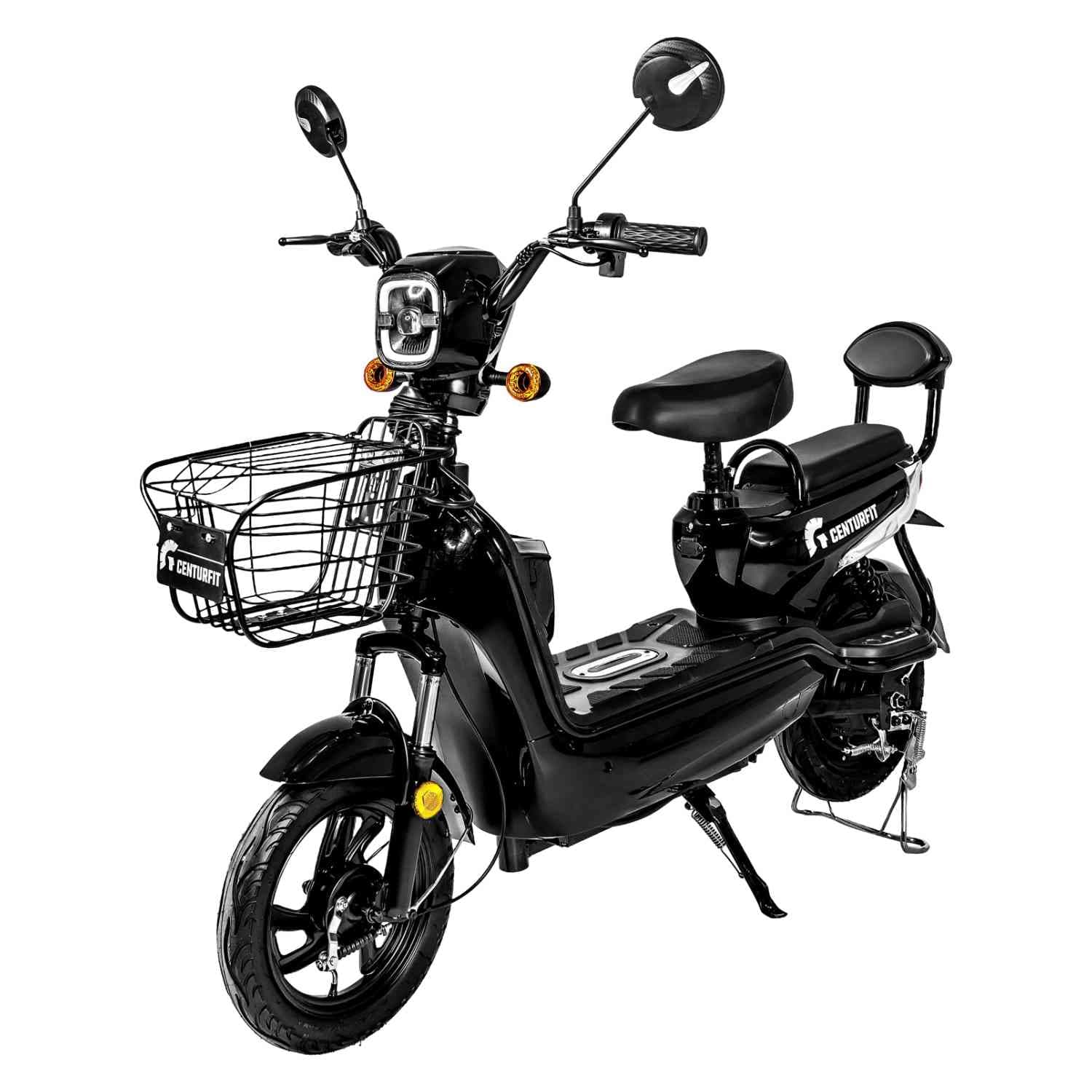 Bicicleta Eléctrica Scooter Autonomía 100km 35km/h 3 Vel 12v Negro $99,999