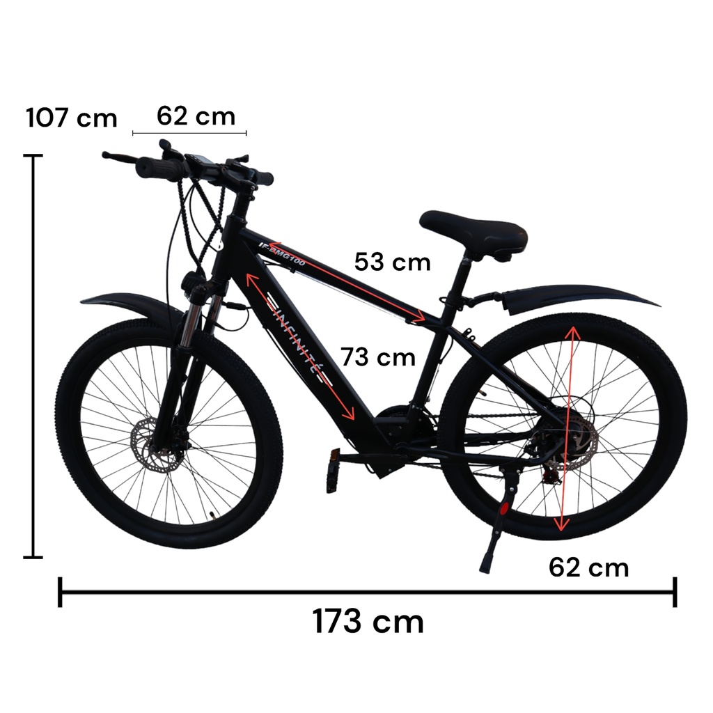 Foto 5 pulgar | Bicicleta Eléctrica Profesional Infinité Rodada 26