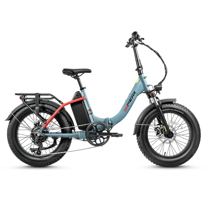 Foto 2 pulgar | Bicicleta Electrica Plegable Hipeak 750w 48v E-bike Azul