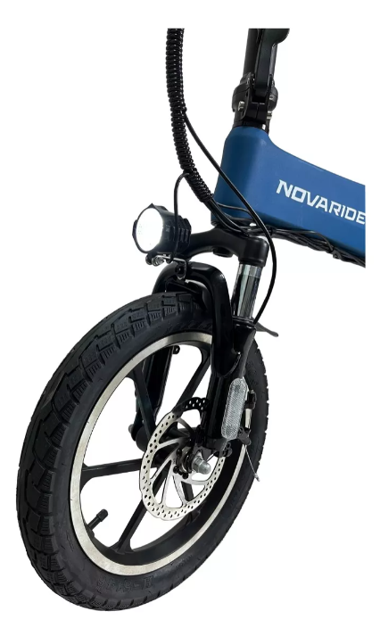 Foto 4 pulgar | Bicicleta Novaride Pro Nrbb300 Azul Eléctrica Plegable