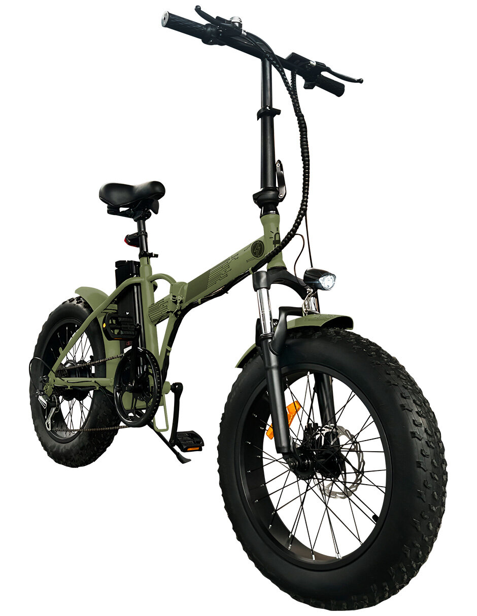 Foto 2 pulgar | Bicicleta Electrica Red Velvet Plegable Rin Fat 20 Pantalla Lcd 250w
