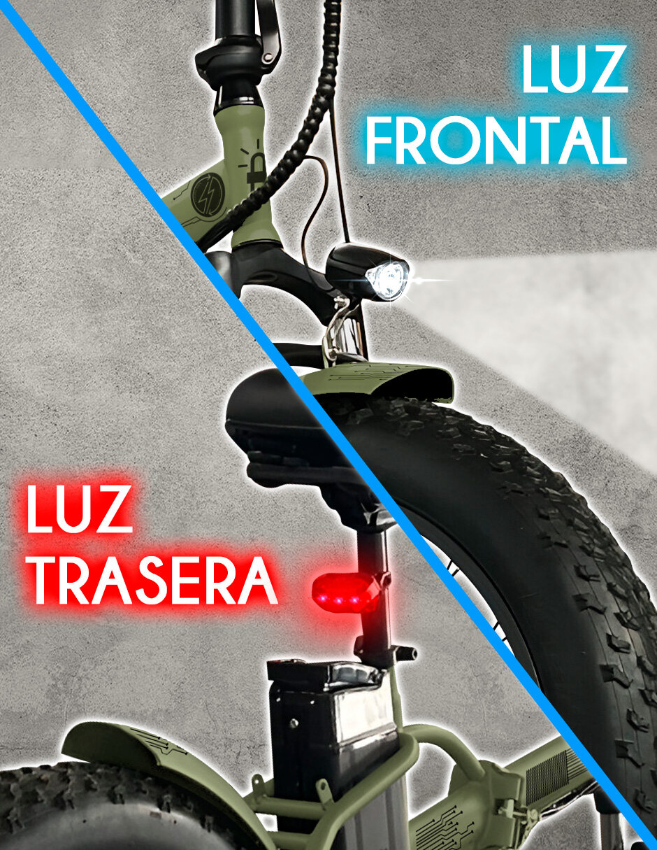 Foto 7 pulgar | Bicicleta Electrica Red Velvet Plegable Rin Fat 20 Pantalla Lcd 250w