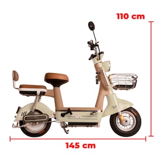 Foto 3 | Bicimoto Eléctrica Twin Plus Color Beige, Bikeon