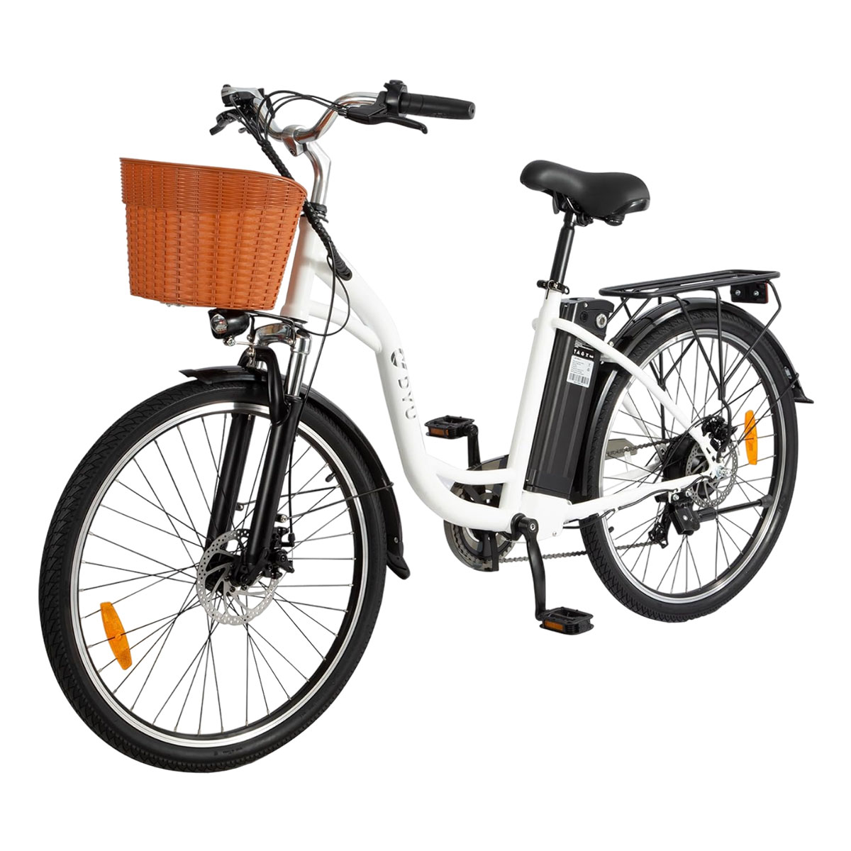 Bicicleta Eléctrica Dyu C6 26” Velocidad 25km/h Distancia 80km Batería Extraíble E-bike Para Adultos