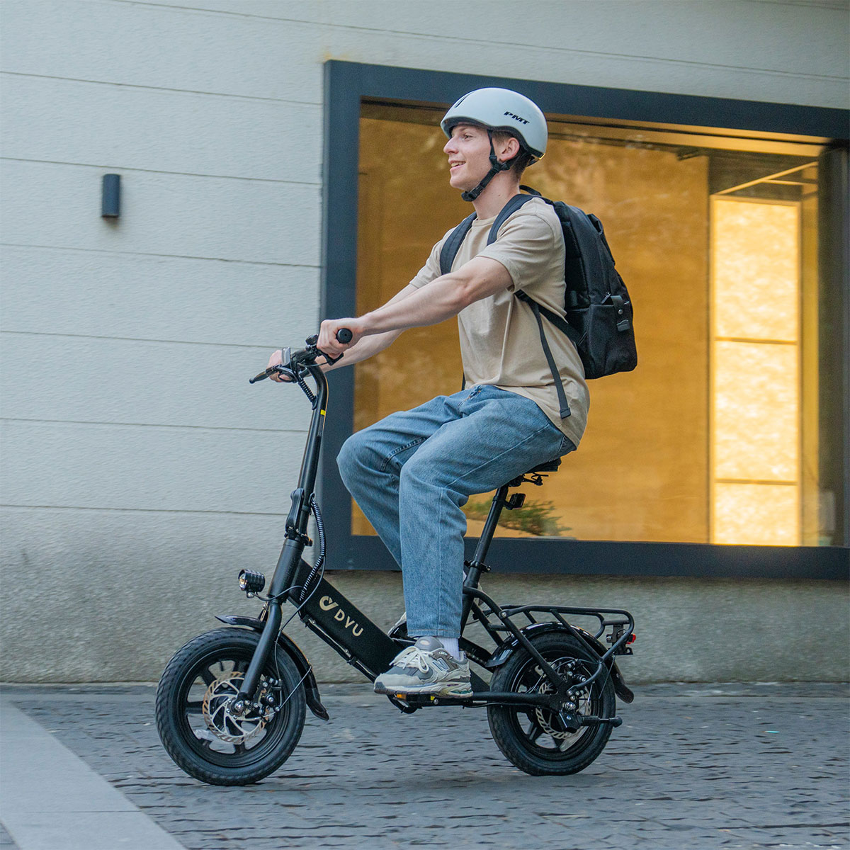 Foto 8 pulgar | Bicicleta Eléctrica Dyu C3 16” 25km/h E-bike Plegable Para Adultos