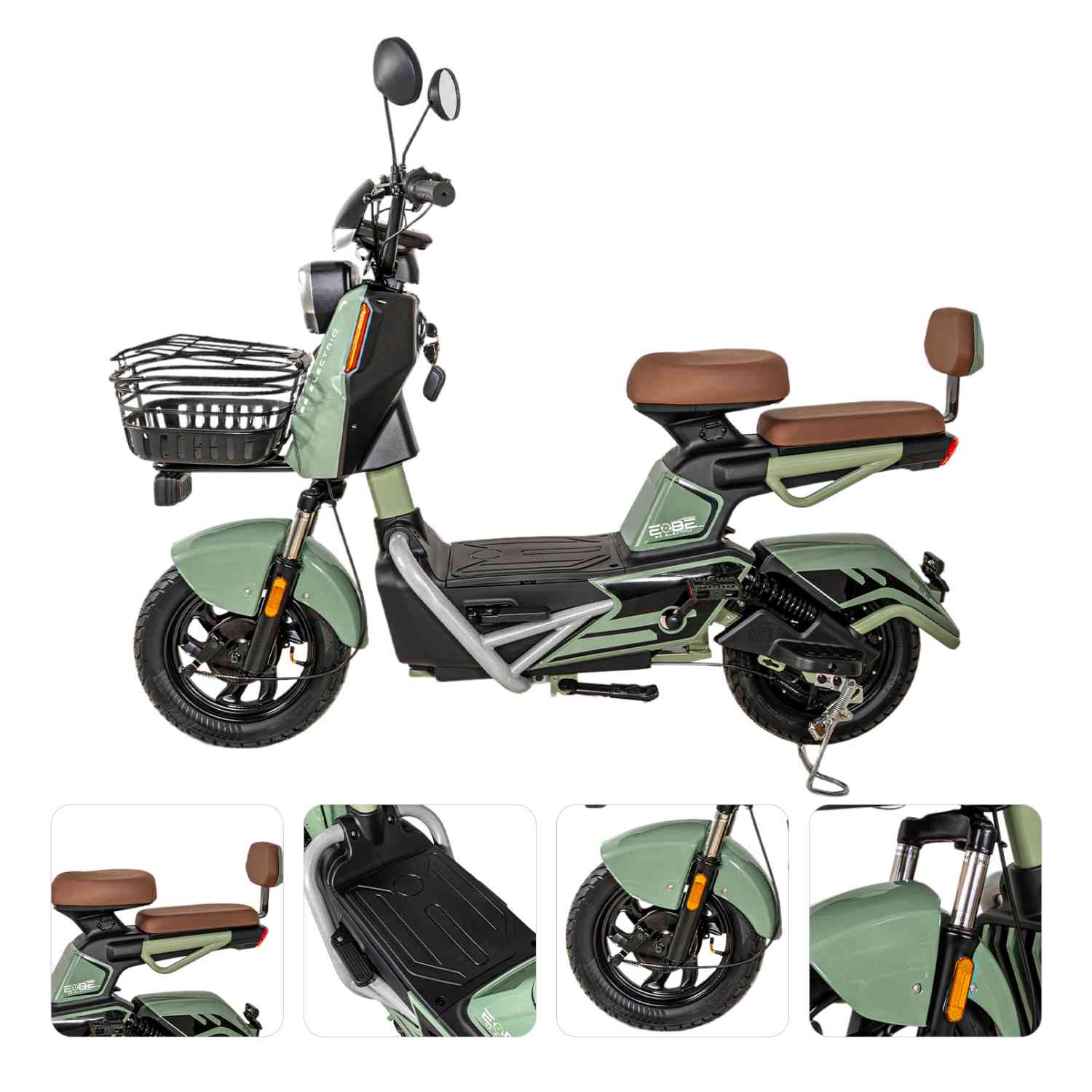 Foto 3 | Bicicleta Eléctrica Bizmo Verde Moto Bici Scooter 3 Vel 55km/h 500w 12v