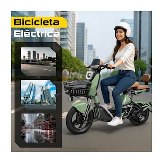 Foto 8 | Bicicleta Eléctrica Bizmo Verde Moto Bici Scooter 3 Vel 55km/h 500w 12v