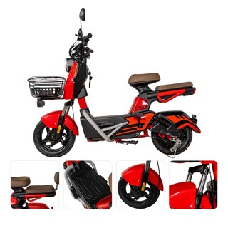 Foto 3 | Bici Scooter Electrica 3 Vel 55km/h 800w 60v Rojo Bizmo
