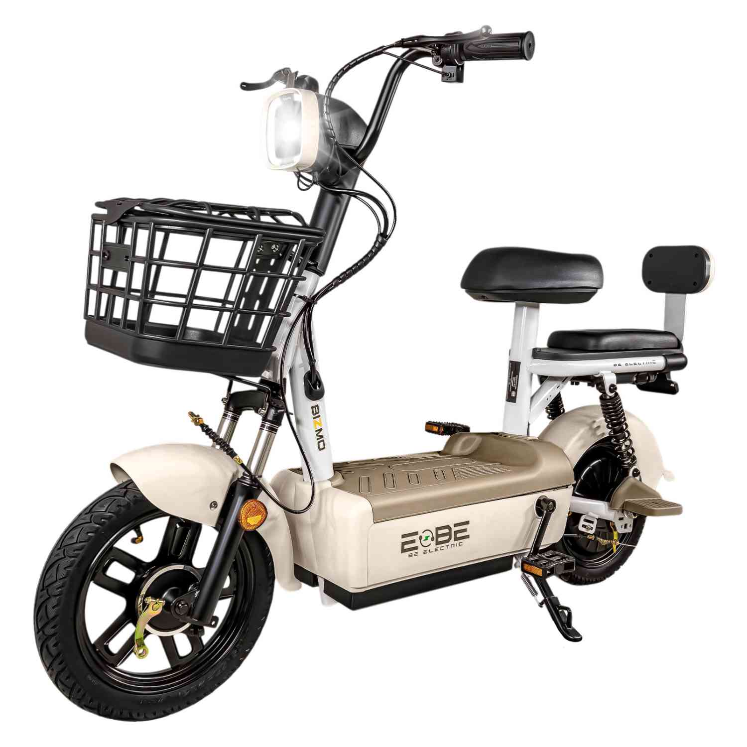 Foto 2 pulgar | Bicleta Electrica Bicimoto 350w 12v 25km/h Luces Full Led Beige Bizmo