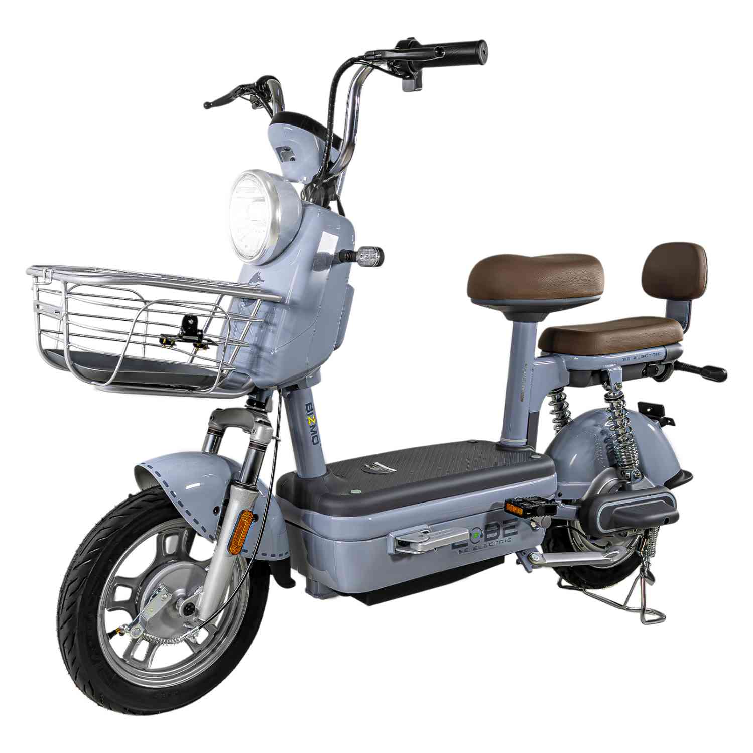 Foto 2 pulgar | Bicicleta Electrica Bicimoto 48v 35kml/h Luces Full Led Gris Bizmo