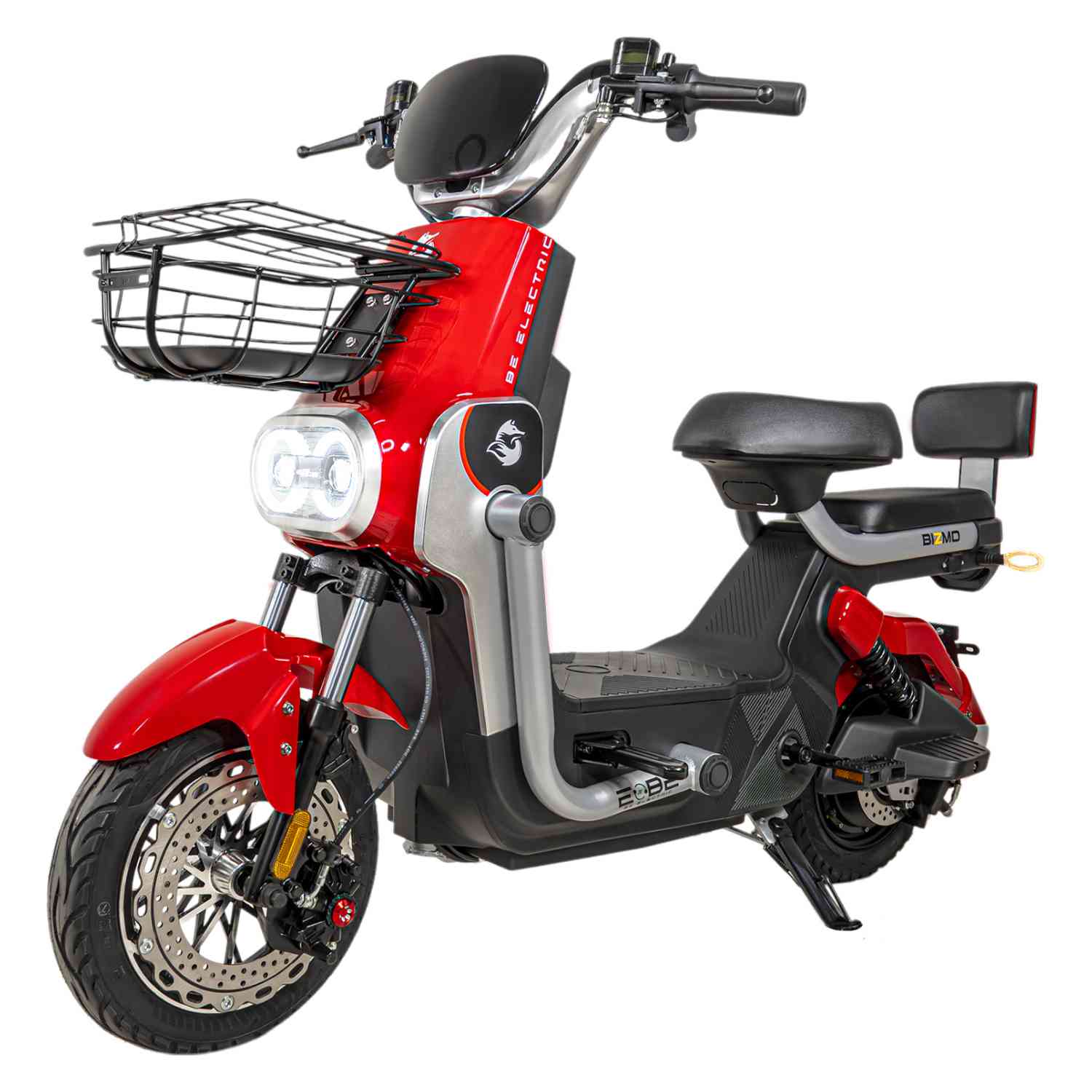 Bicleta Bicimoto Electrica 800w 60v 50km/h Luces Full Led Rojo Bizmo