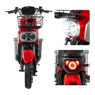 Foto 3 | Bicleta Bicimoto Electrica 800w 60v 50km/h Luces Full Led Rojo Bizmo