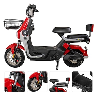 Foto 4 | Bicleta Bicimoto Electrica 800w 60v 50km/h Luces Full Led Rojo Bizmo