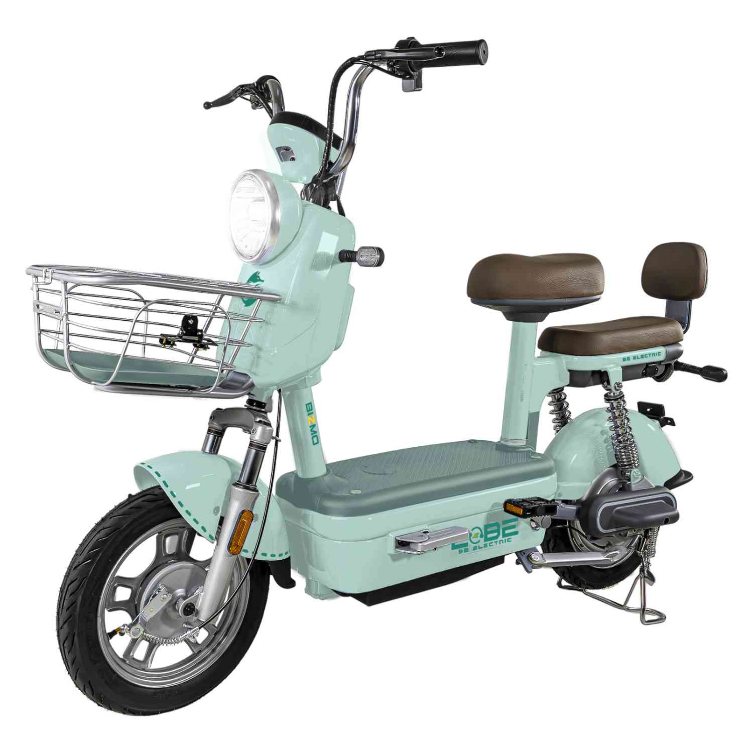 Bicicleta Electrica Bicimoto 48v 35kml/h Luces Full Led Menta Bizmo