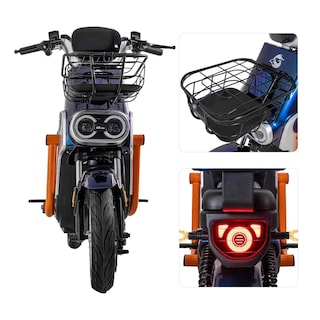 Foto 2 | Bicleta Bicimoto Electrica 800w 60v 50km/h Luces Full Led Azul Bizmo