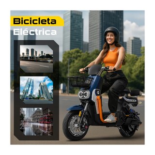 Foto 8 | Bicleta Bicimoto Electrica 800w 60v 50km/h Luces Full Led Azul Bizmo