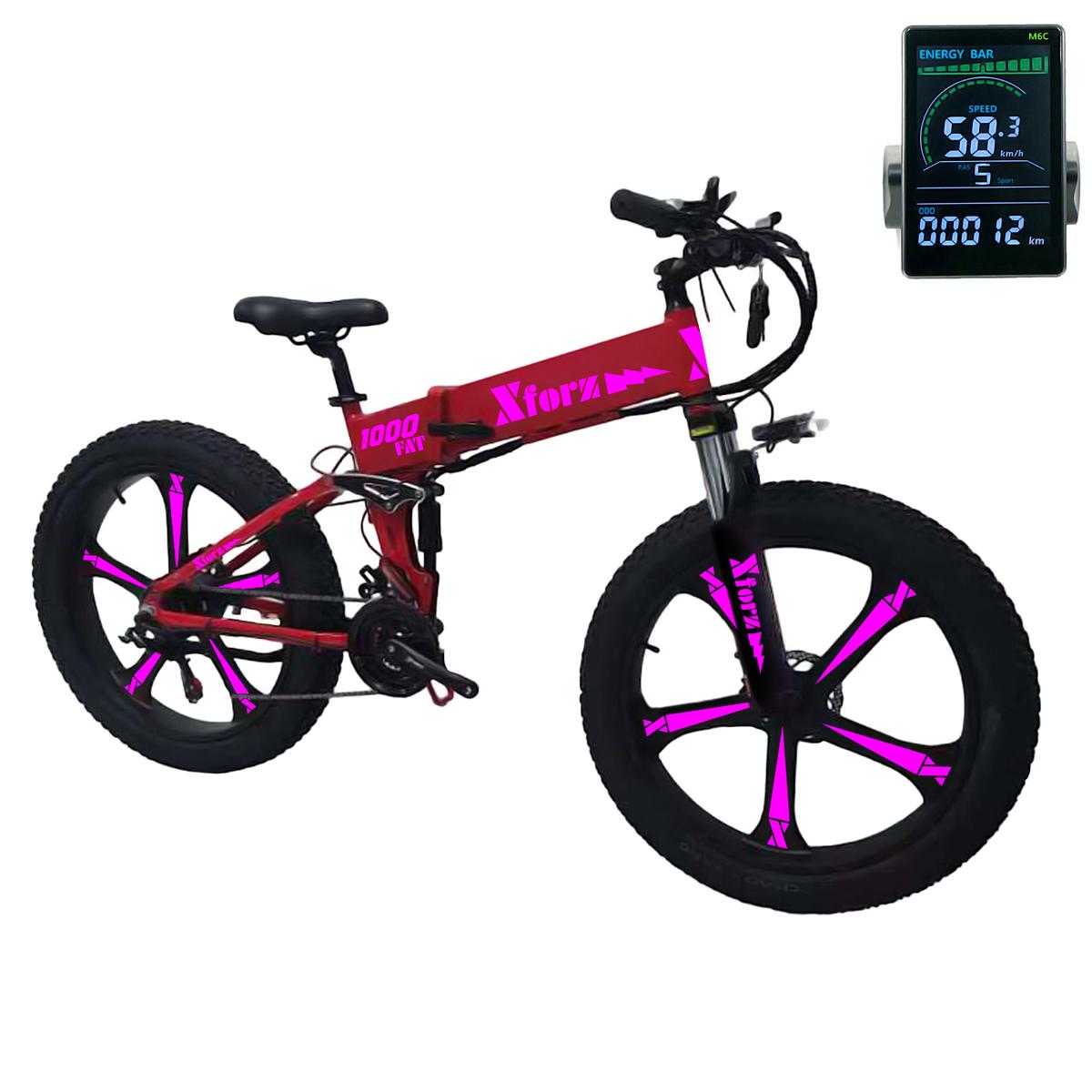 Bicicleta Eléctrica Tipo Fatventdepot Mxfrj-002 1 Pieza Multicolor