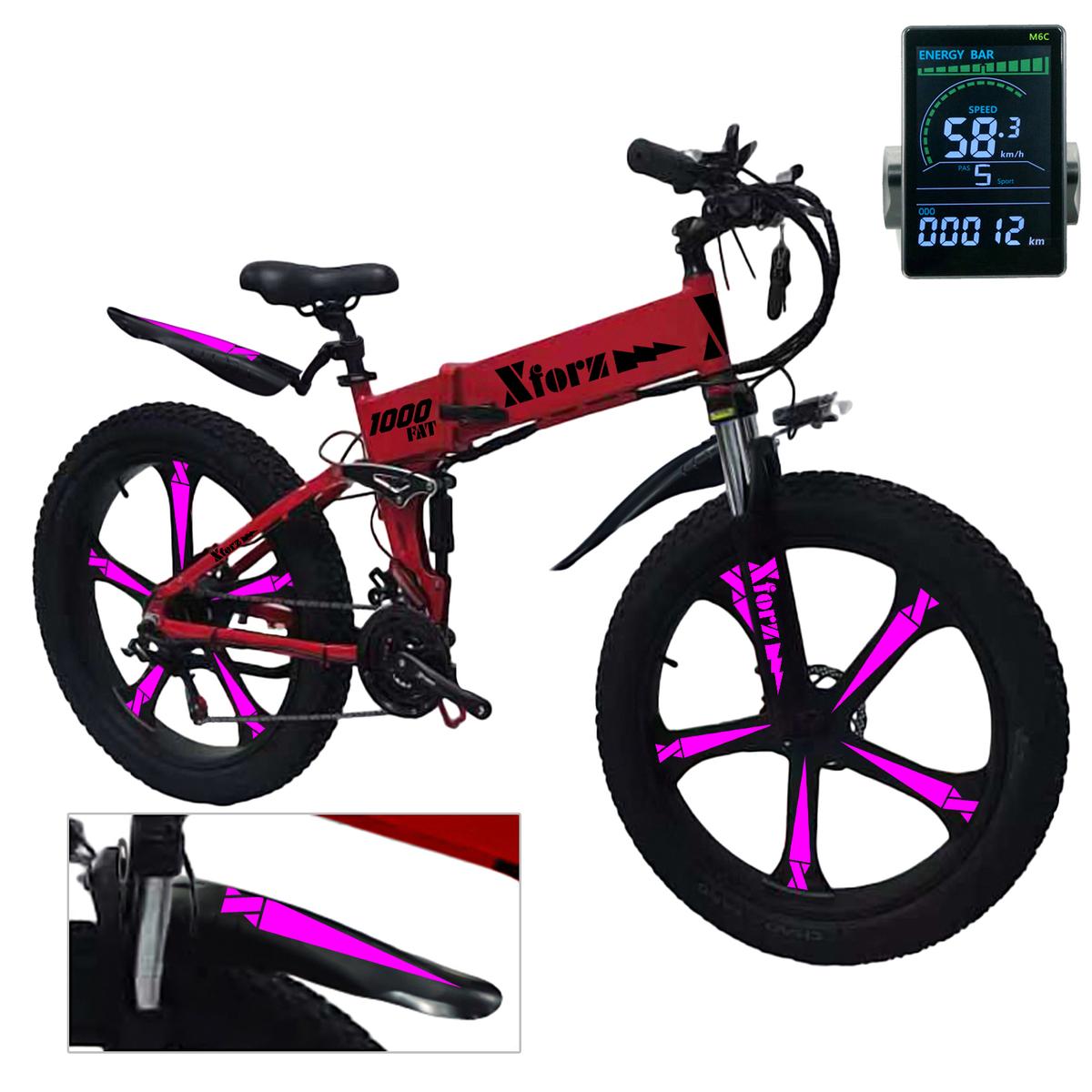E-bike Con Alta Estabilidadventdepot Mxfrp-020 1 Pieza Multicolor