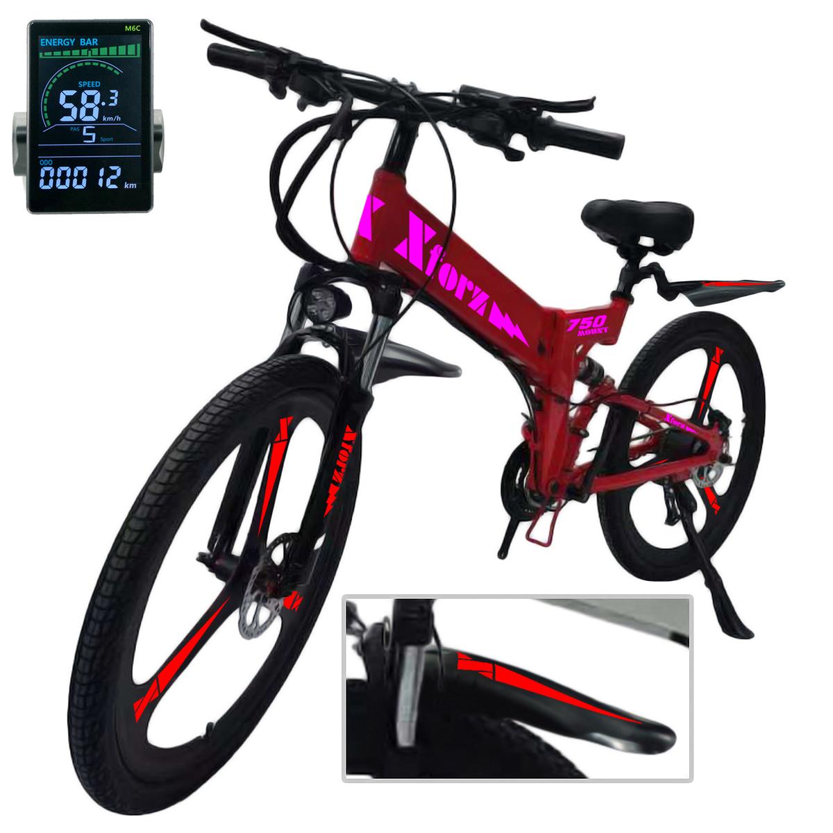 Foto 2 pulgar | Bicicleta Eléctrica Modo Asistidoventdepot Mxmpj-017 1 Pieza Multicolor