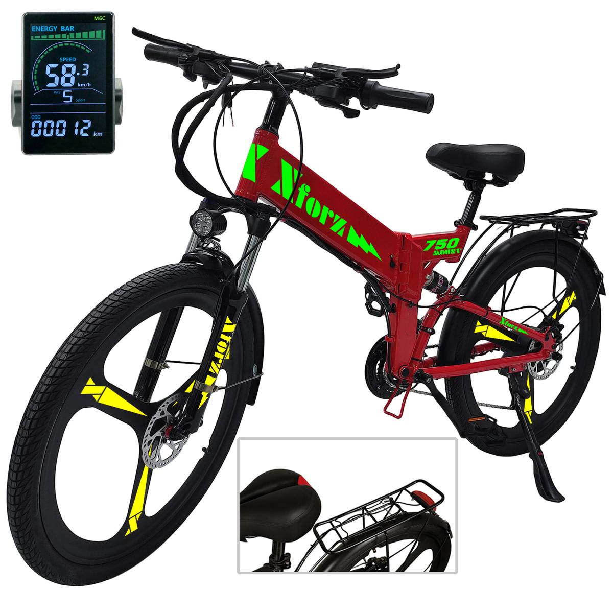 Bici Eléctrica Con Bateriaventdepot Mxmoj-031 1 Pieza Multicolor