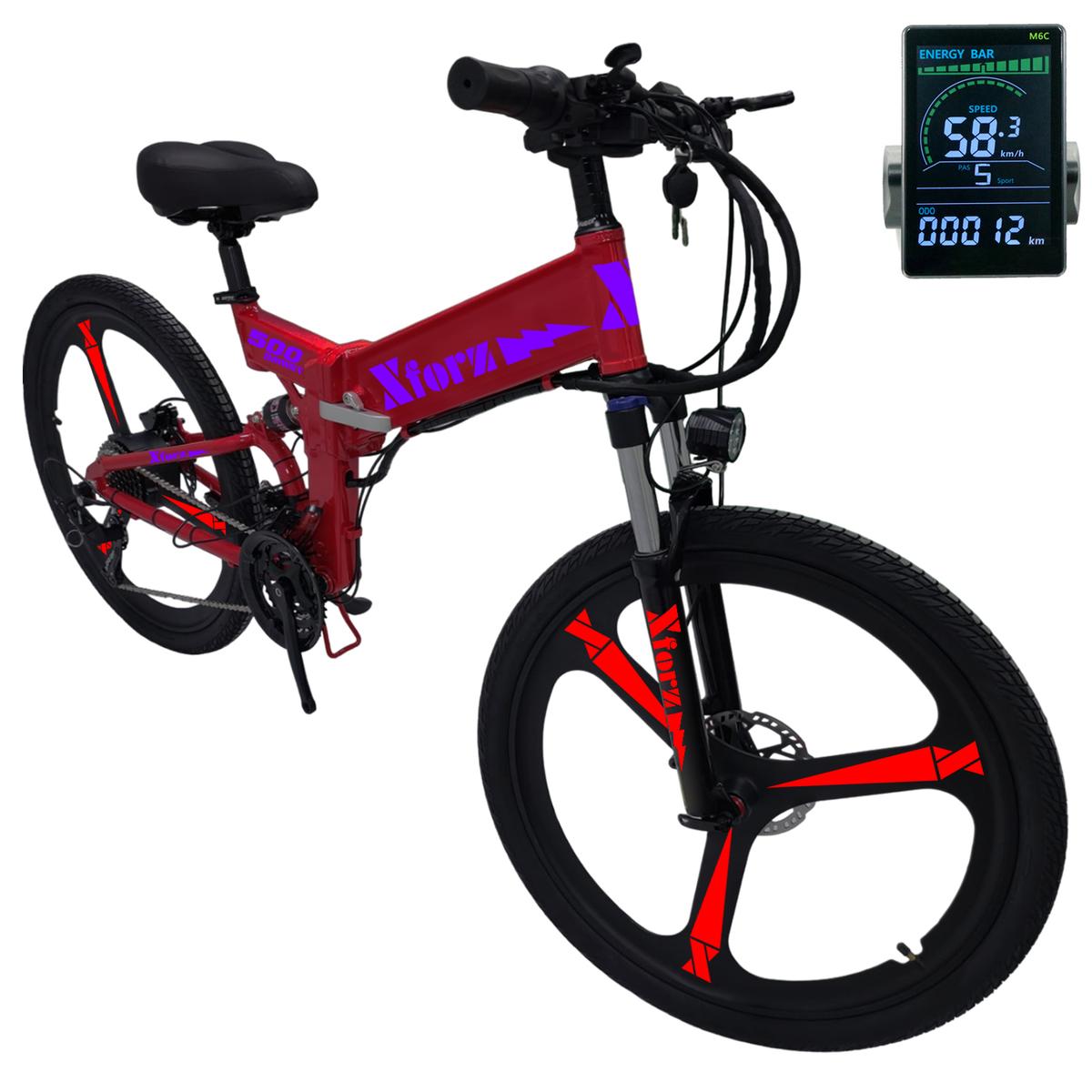 Foto 2 pulgar | Bici Montaña Con Faro Ledventdepot Mxmij-042 1 Pieza Multicolor