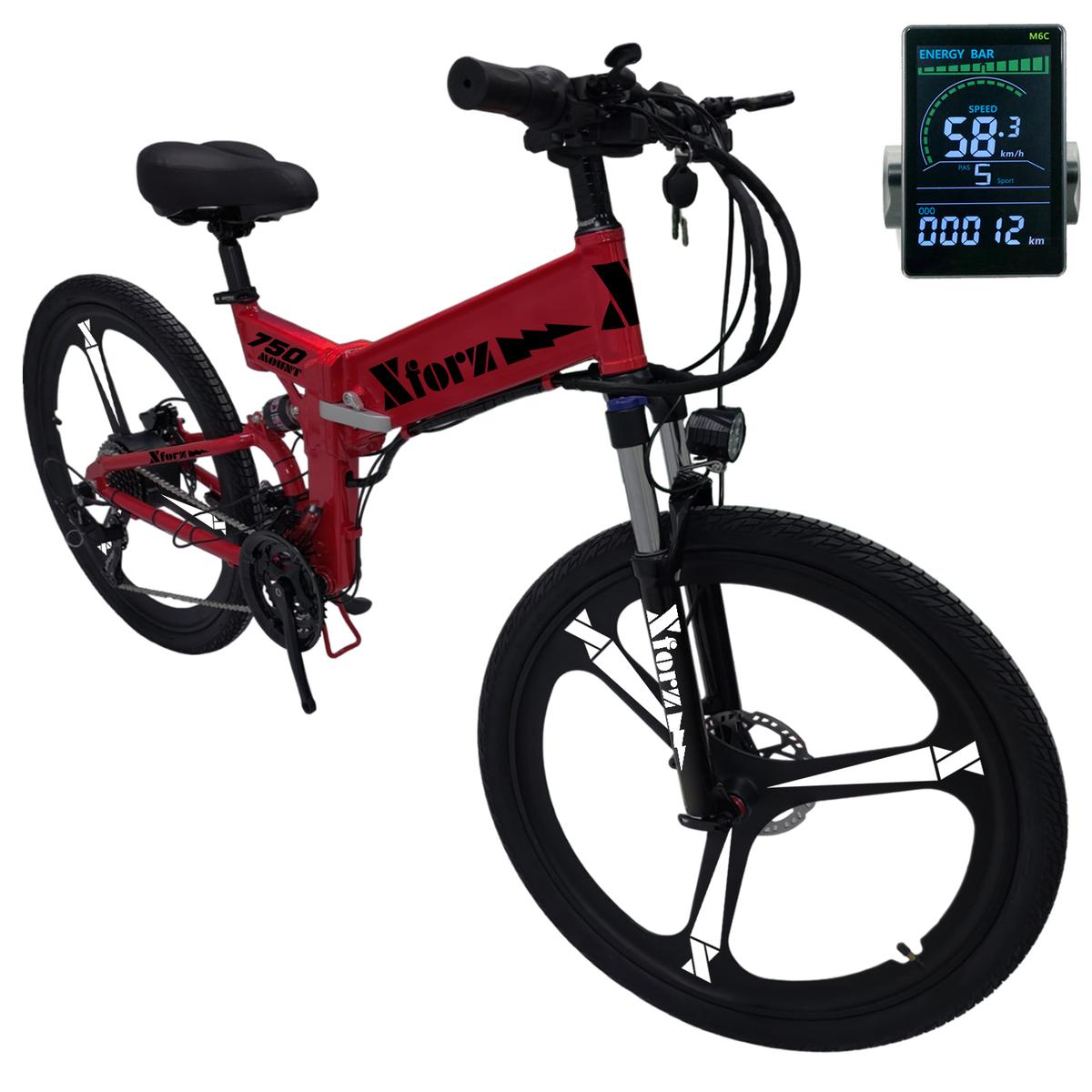 Bici Eléctrica Plegable VentDepot MXMLJ-022 1 Pieza Multicolor