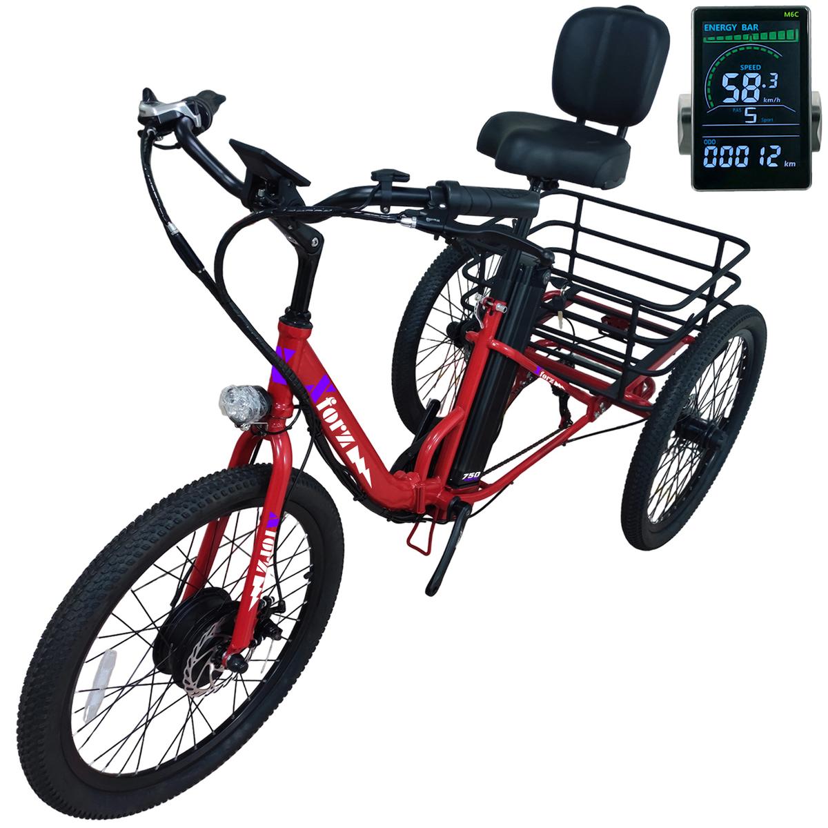 E-bike Tipo Tricicloventdepot Mxtlj-059 1 Pieza Multicolor