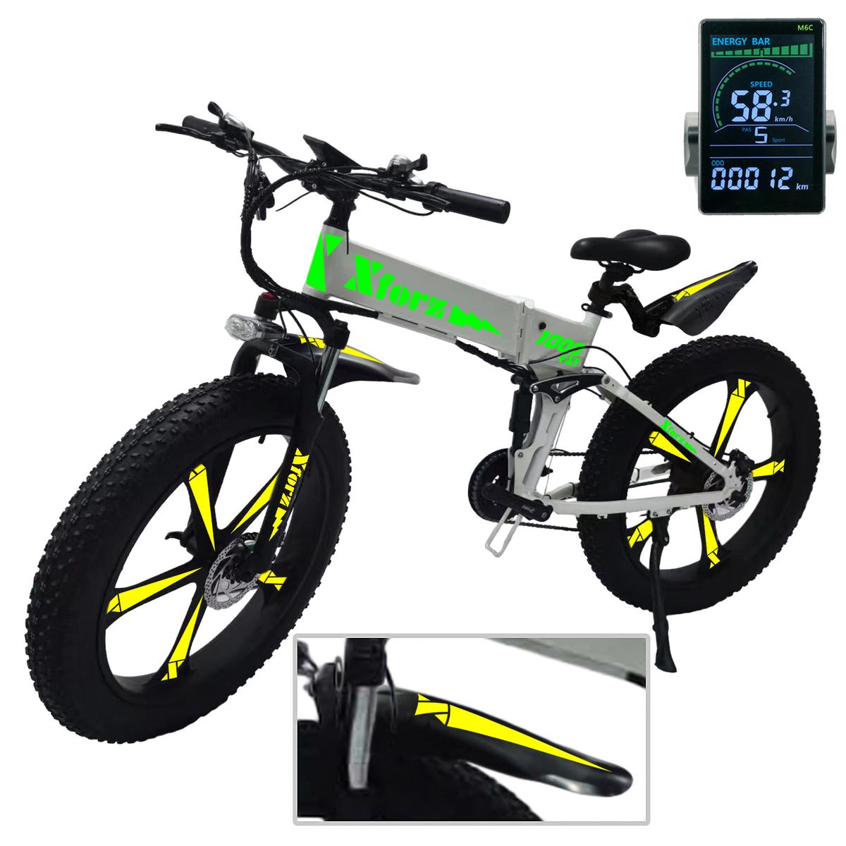 Foto 3 pulgar | Bici Eléctrica con 21 Velocidades VentDepot MXFWP-031 1 Pieza Multicolor