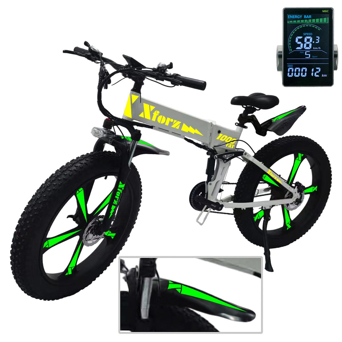 Foto 1 | Bicicleta Eléctrica De 21 Velocidadventdepot Mxfwp-046 1 Pieza Multicolor