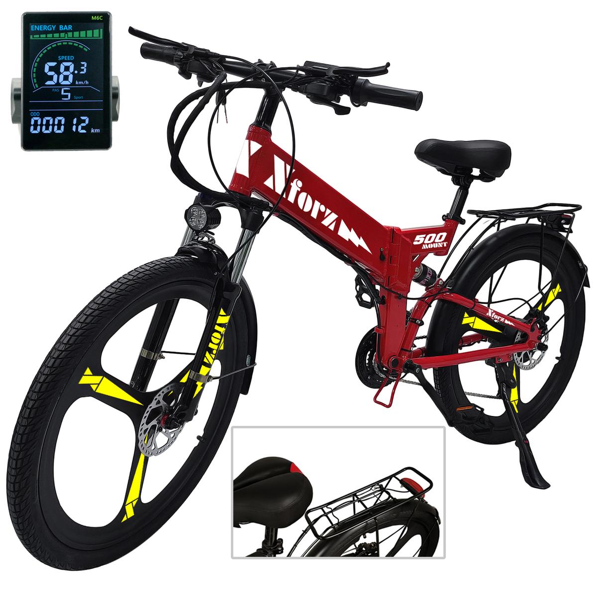 Bicleta De Montaña Eléctricaventdepot Mxmuj-037 1 Pieza Multicolor