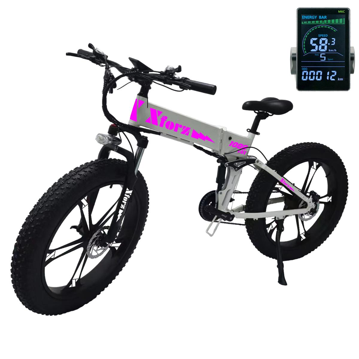 Foto 2 pulgar | Bicicleta Eléctrica Plegable Fat 1000 Lite con Neumáticos de 26” x 4”