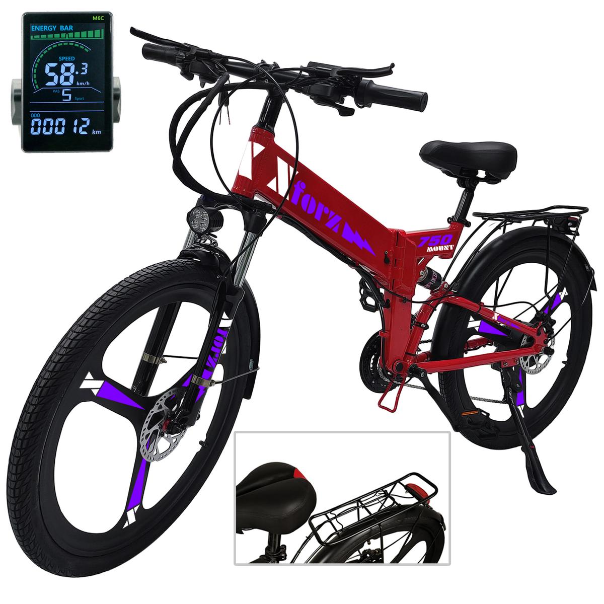 Bici Plegable De Aluminioventdepot Mxmoj-059 1 Pieza Multicolor