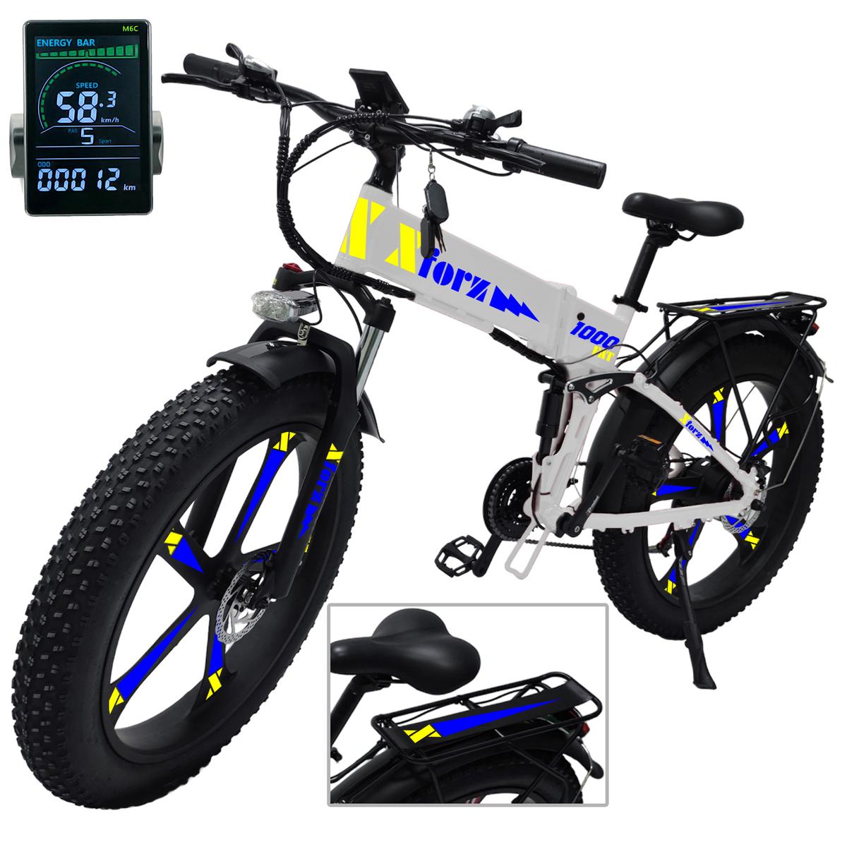 Foto 3 pulgar | Bici Eléctrica Con Alarmaventdepot Mxfbt-065 1 Pieza Multicolor