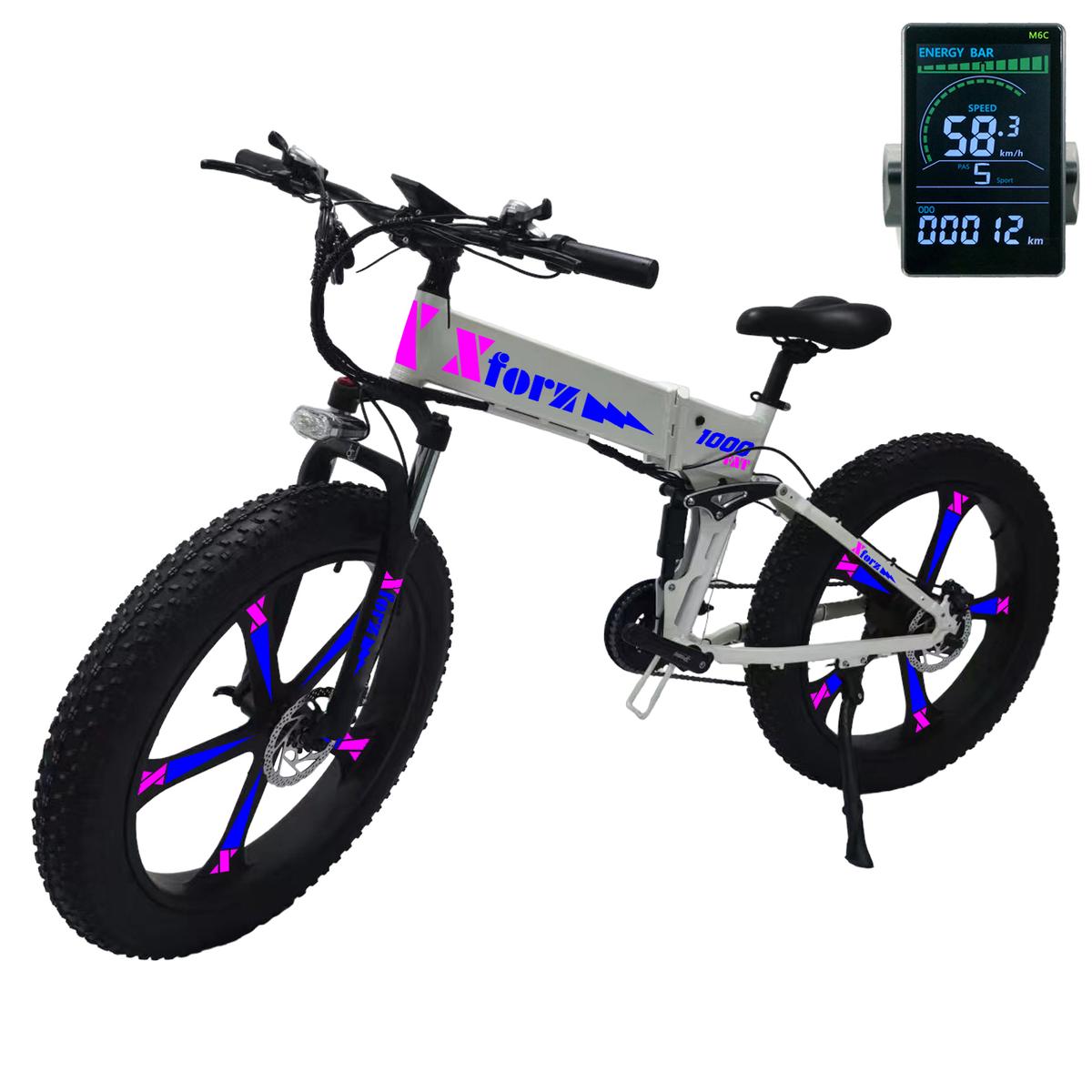Foto 2 pulgar | E-bike Fat Todoterreno VentDepot Mxfat-054 Multicolor 1 Pieza