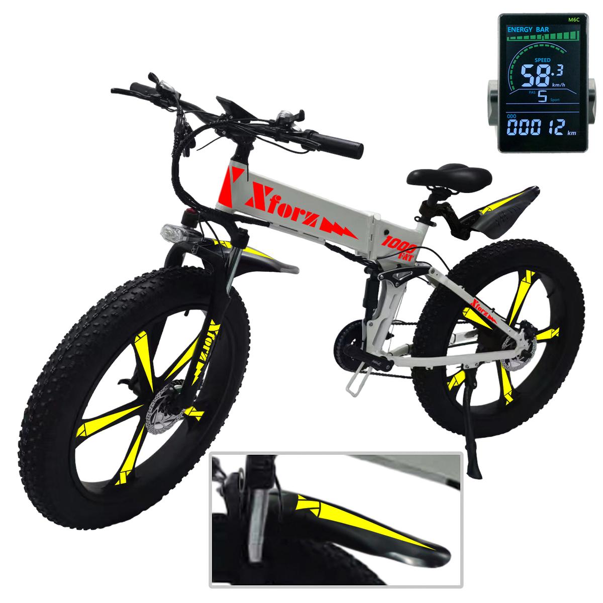Bicicleta Eléctrica Personalizable VentDepot MXFWP-037 1 Pieza Multicolor