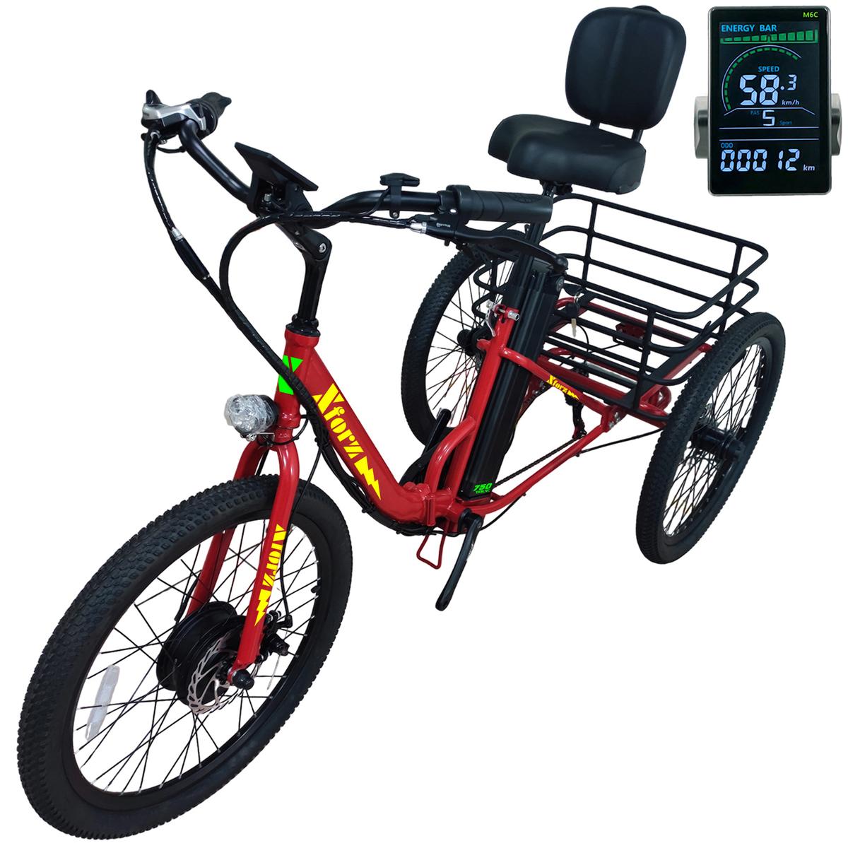 E-bike Tipo Tricicloventdepot Mxtlj-030 1 Pieza Multicolor